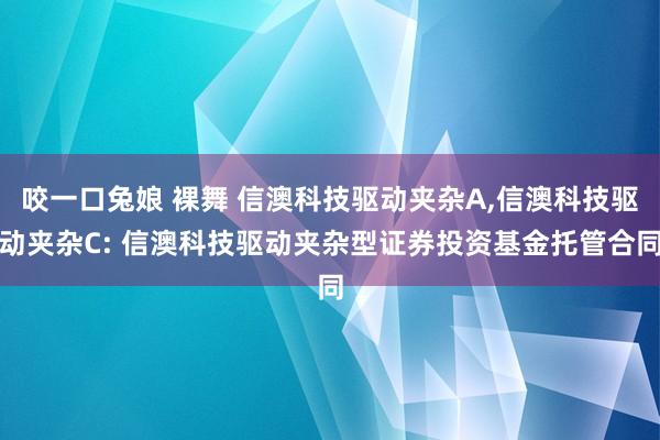 咬一口兔娘 裸舞 信澳科技驱动夹杂A,信澳科技驱动夹杂C: 信澳科技驱动夹杂型证券投资基金托管合同