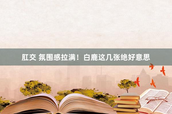 肛交 氛围感拉满！白鹿这几张绝好意思