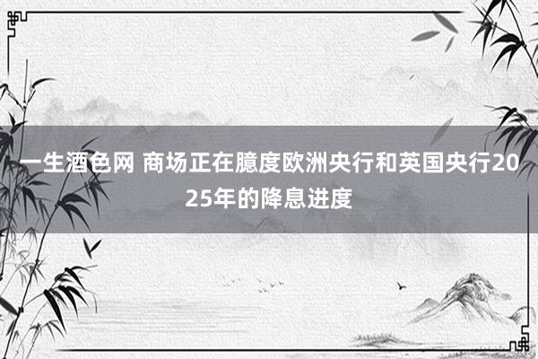 一生酒色网 商场正在臆度欧洲央行和英国央行2025年的降息进度