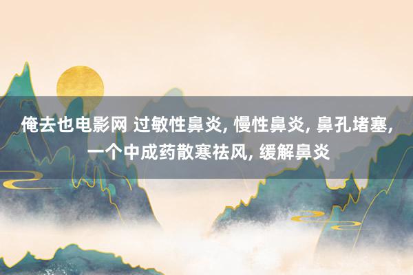 俺去也电影网 过敏性鼻炎， 慢性鼻炎， 鼻孔堵塞， 一个中成药散寒祛风， 缓解鼻炎