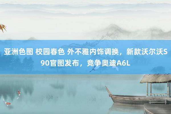 亚洲色图 校园春色 外不雅内饰调换，新款沃尔沃S90官图发布，竞争奥迪A6L
